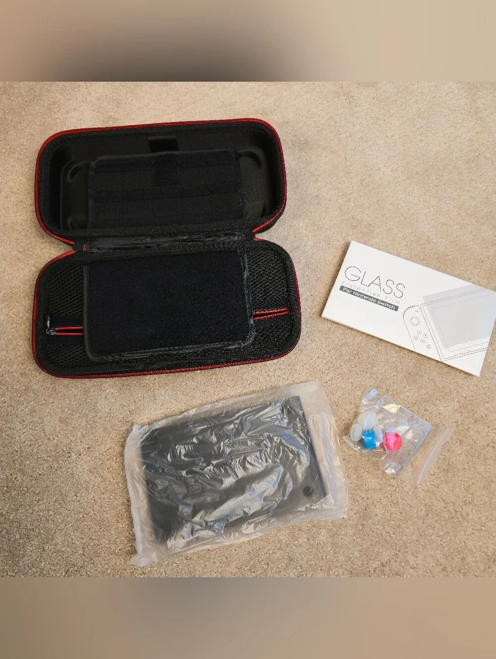 Nintendo Switch Kit bundle By Keten, Screen Protector, Knobs